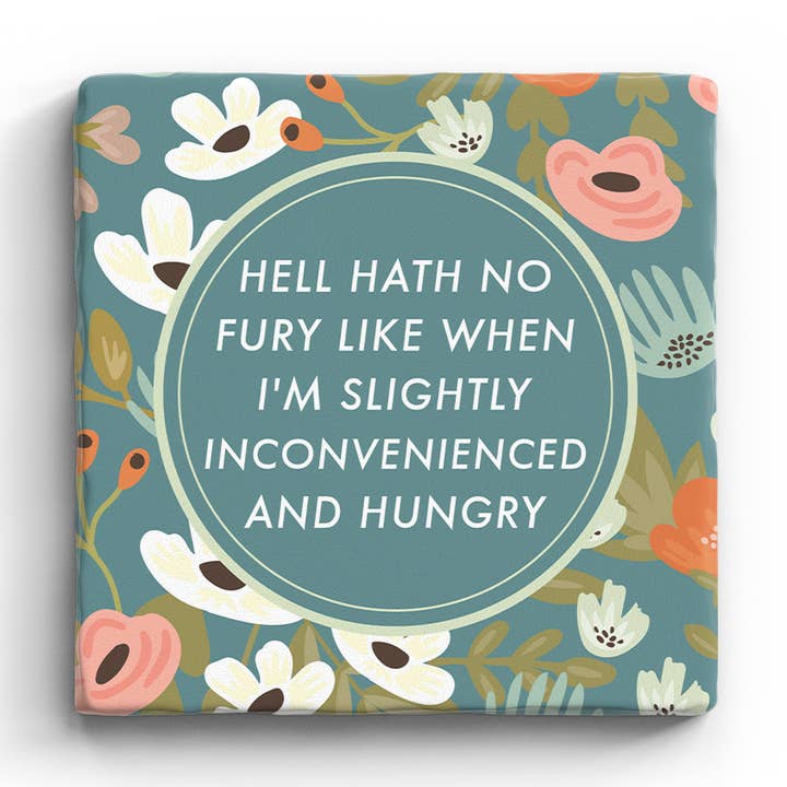 L'enfer n'a pas de fureur - Marble Coaster pour la vente par Paisley & Parsley