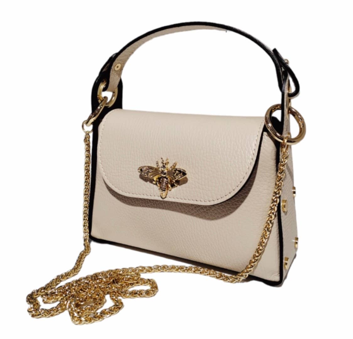 JIJOU CAPRI – Engroshandel Crossbodytaske - Dame – Maya humlebi læder mini crossbody taske JIJOU CAPRI5