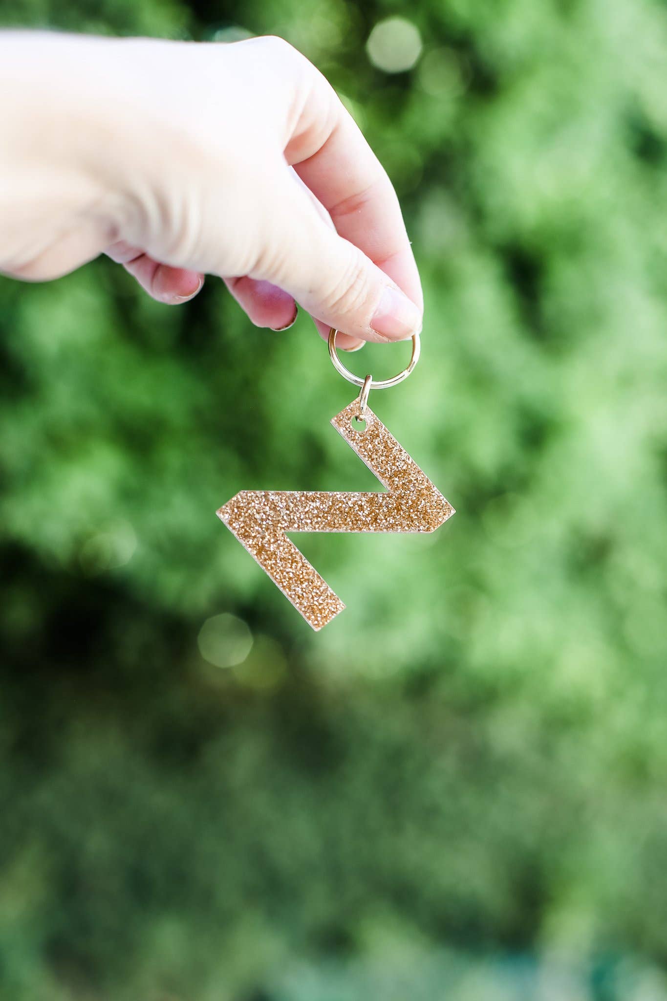 Lucky Feather – wholesale Keychain – Women's – Glitter Keychain - Letter - Z3