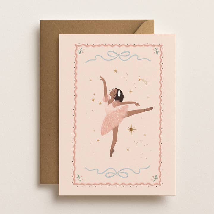 Ballerinakort | Balettkort | Födelsedagskort | Svansjönkonst för wholesale av Minibeau