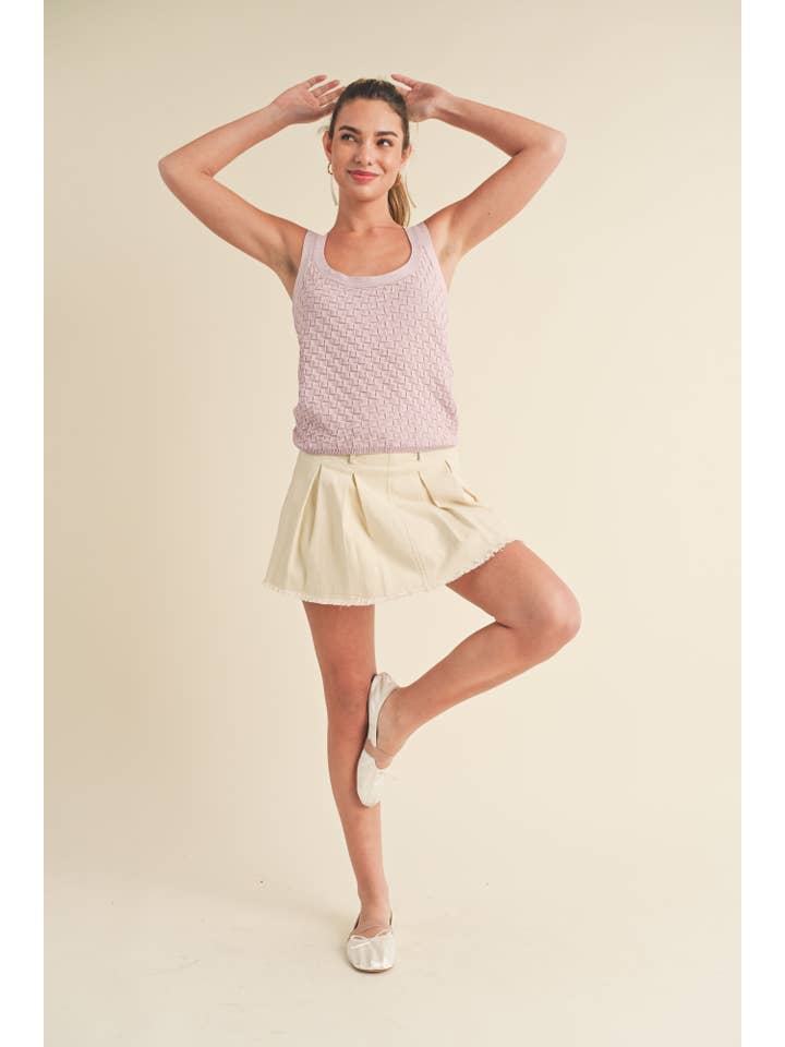 AEMI + CO – Tops – Mulher por atacado – Tanque de malha 360BN Gwenn 14