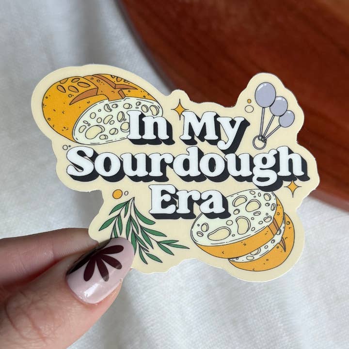 In My Sourdough Era Sticker for wholesale by Big Moods