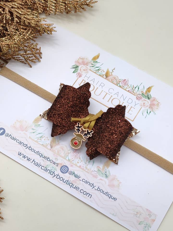 Rudolph El reno de la nariz roja para venta al por mayor de Hair Candy Boutique