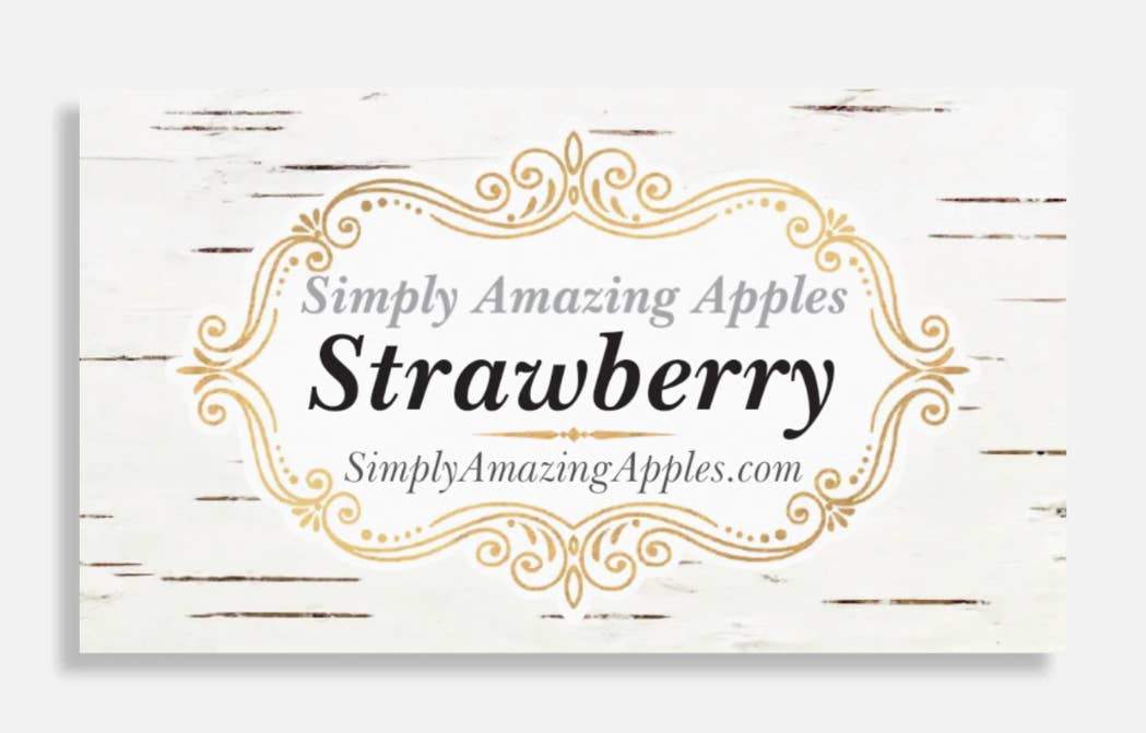 Simply Amazing Apples - Wholesale Chocolate Covered Sweets - Strawberry White Chocolate Caramel Apple3
