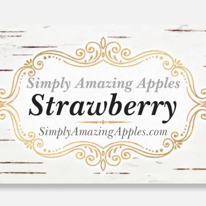 Simply Amazing Apples - Wholesale Chocolate Covered Sweets - Strawberry White Chocolate Caramel Apple3