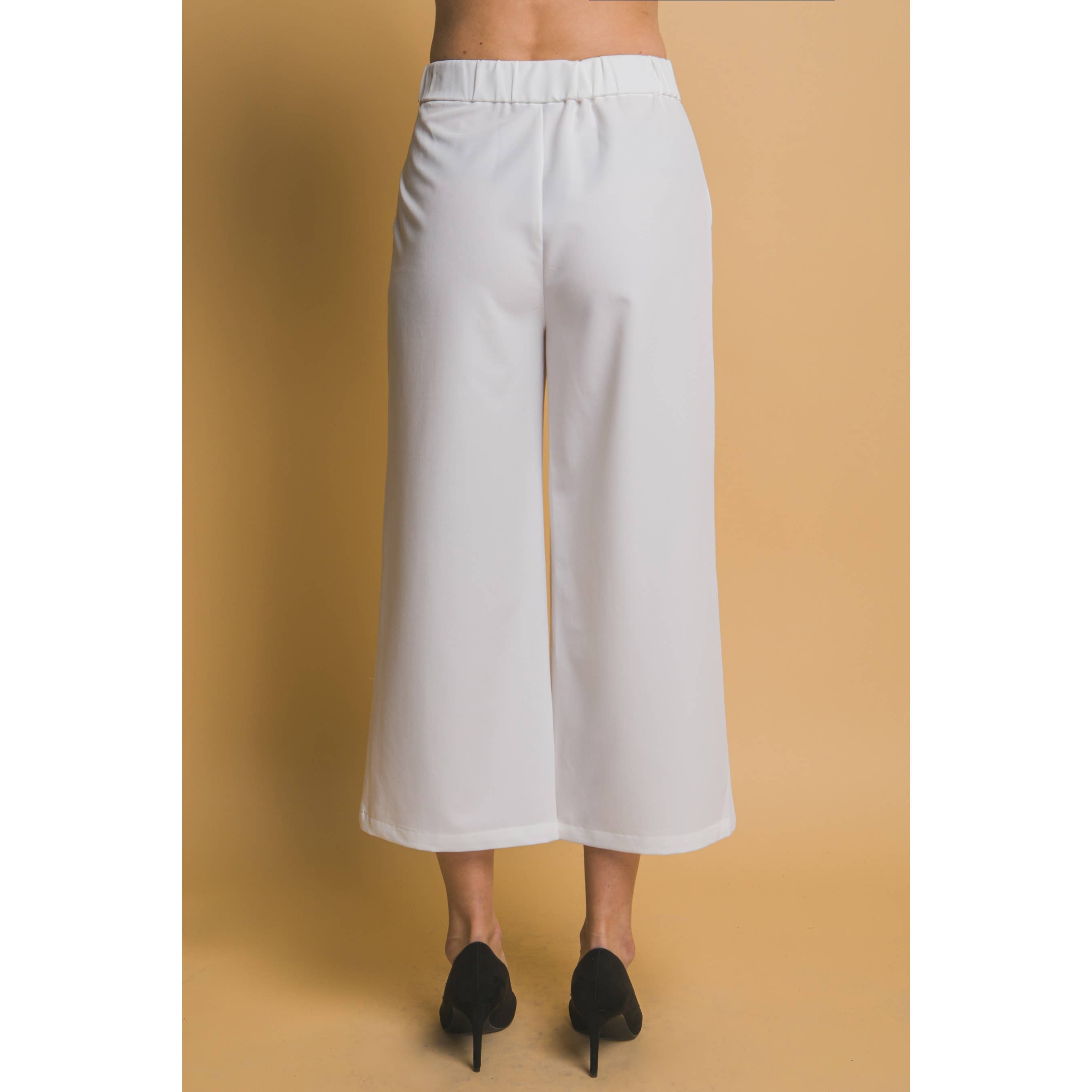 Apolline – wholesale Byxor - Dam – Breda byxor med veck och resårmidja9