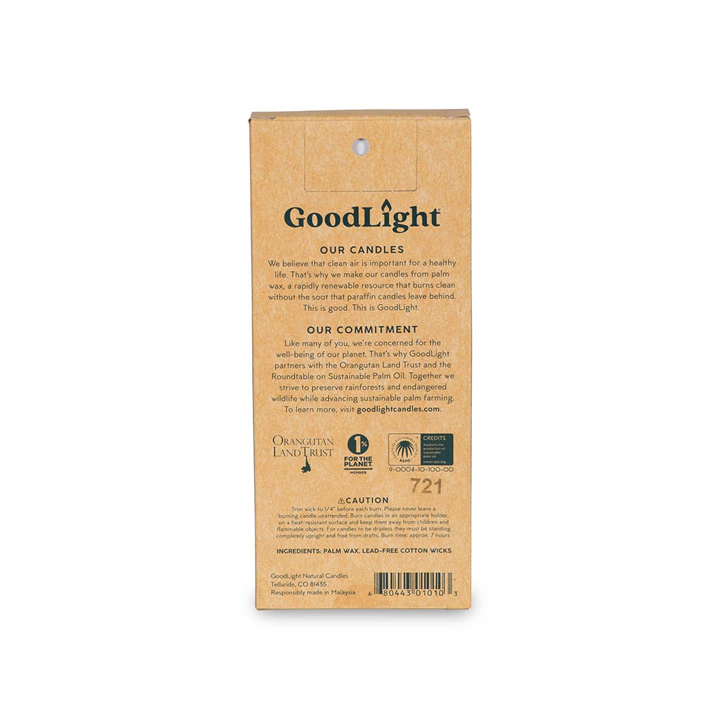 GoodLight Natural Candles – Großhandel Konische Kerze/Kerzenhalter – Stabkerzen | 4er-Packung2