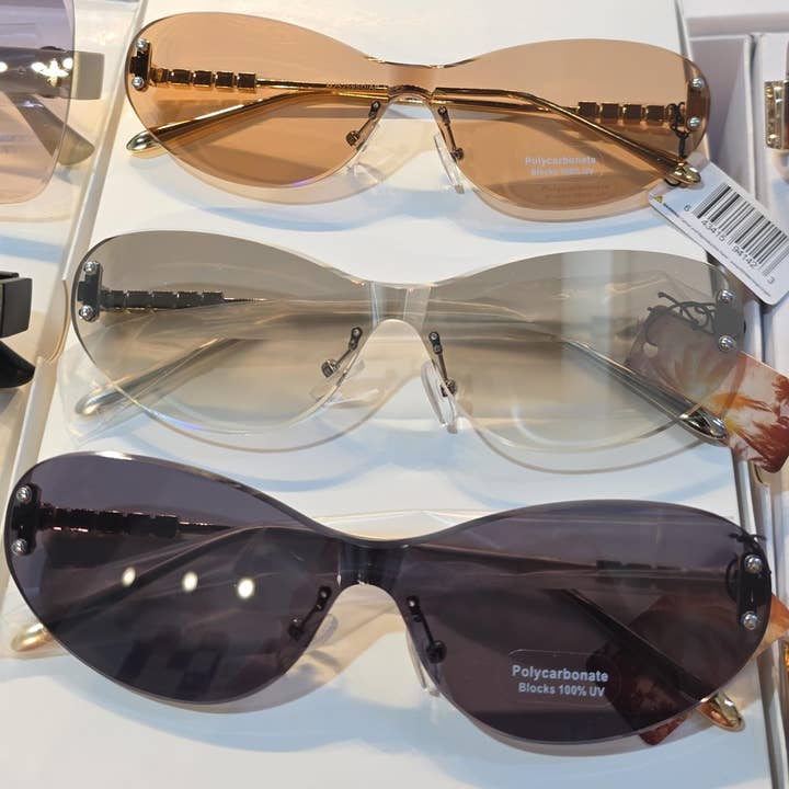 PCS ASSORTED Blocks 100% UV rays 12PCS SUNGLASS SET M-25259 for wholesale on Faire1