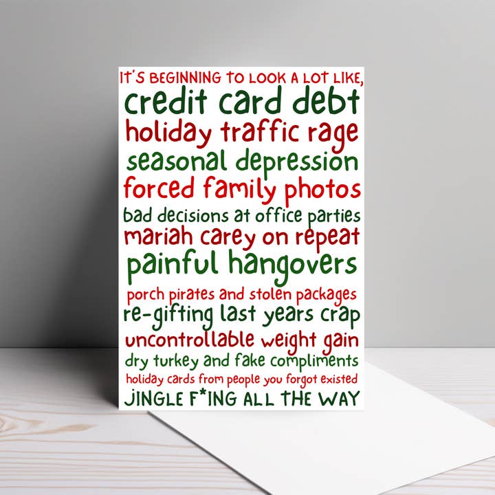 It’s Beginning to Look a Lot Like Credit Card Debt for wholesale by By Megan