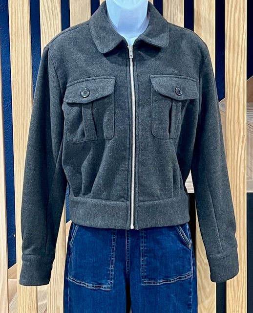 Astro Bettie - Wholesale Jacket - Women's - 1950s Ricky Jacket - Charcoal3