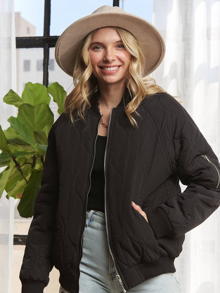 LEJ2643 - QUILTET UTILITY JAKKE for engroshandel hos Madelyn