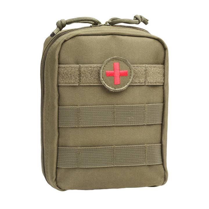 Orca Tactical MOLLE EMT Medical First Aid Pouch - OD GREEN for wholesale by Orca Tactical