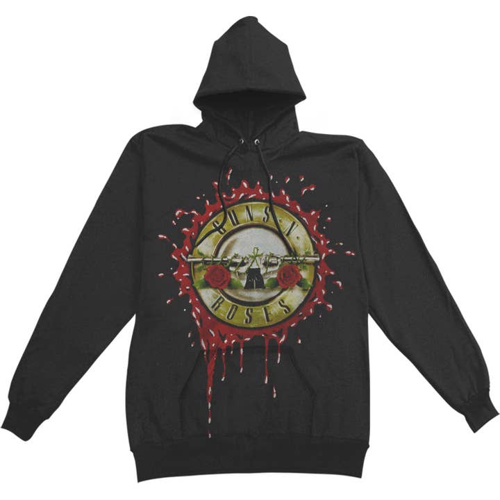 Guns N Roses Bloody Bullet Pullover Hooded Sweatshirt for wholesale by Rockabilia