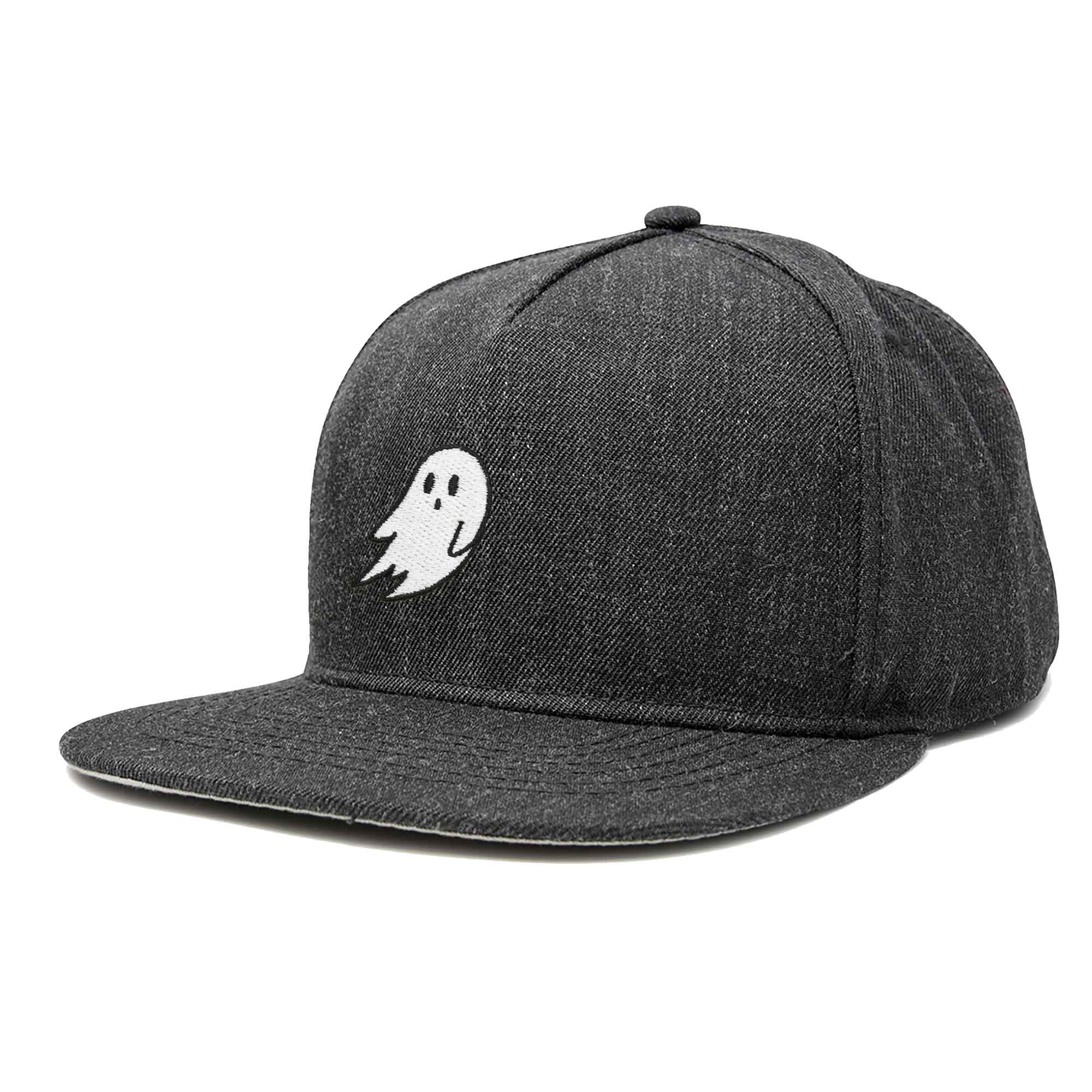 Dalix - Vente Casquette à visière plate – unisexe - Casquette plate brodée Dalix Ghost15