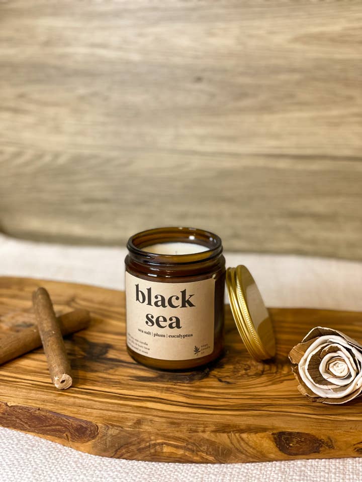 Black Sea - 100% Soy Wax Candle for wholesale by Sage Candle Co.