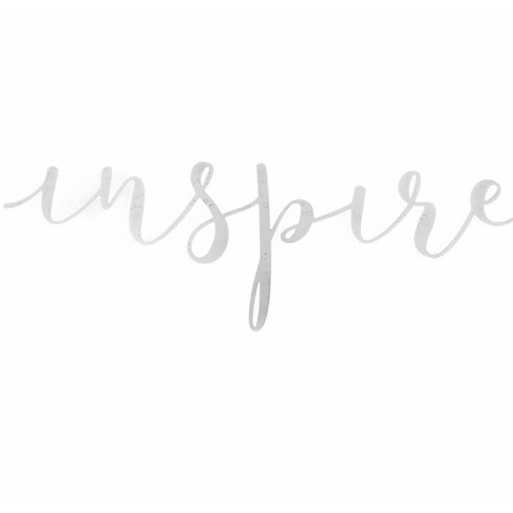 Metal Inspire Wall Hanging for wholesale by Just Cuz