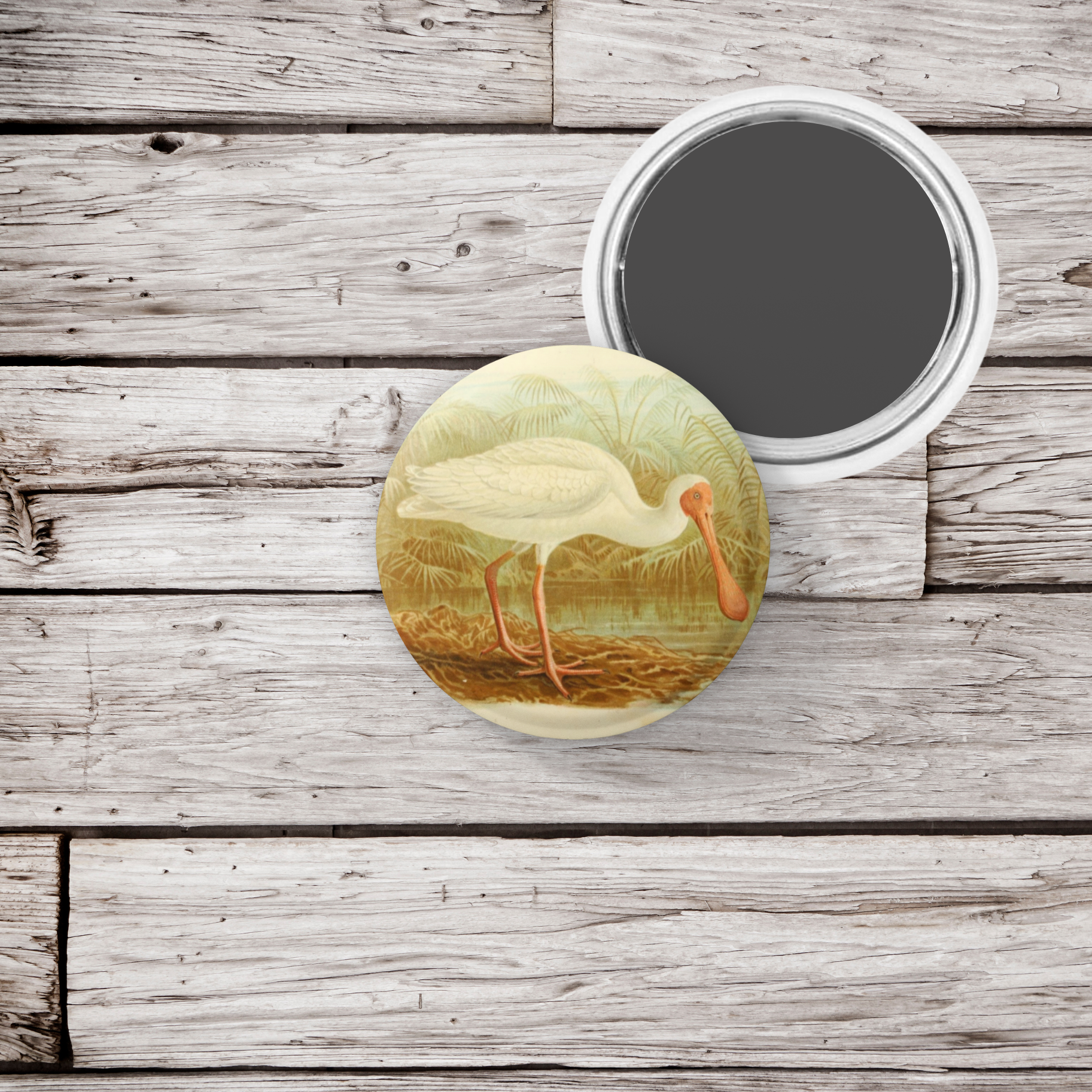 NatureCuts - Wholesale Lapel Pin/Button - Spoonbill Pin, Bird Pin, Spoonbill Keychain, Spoonbil Magnet1