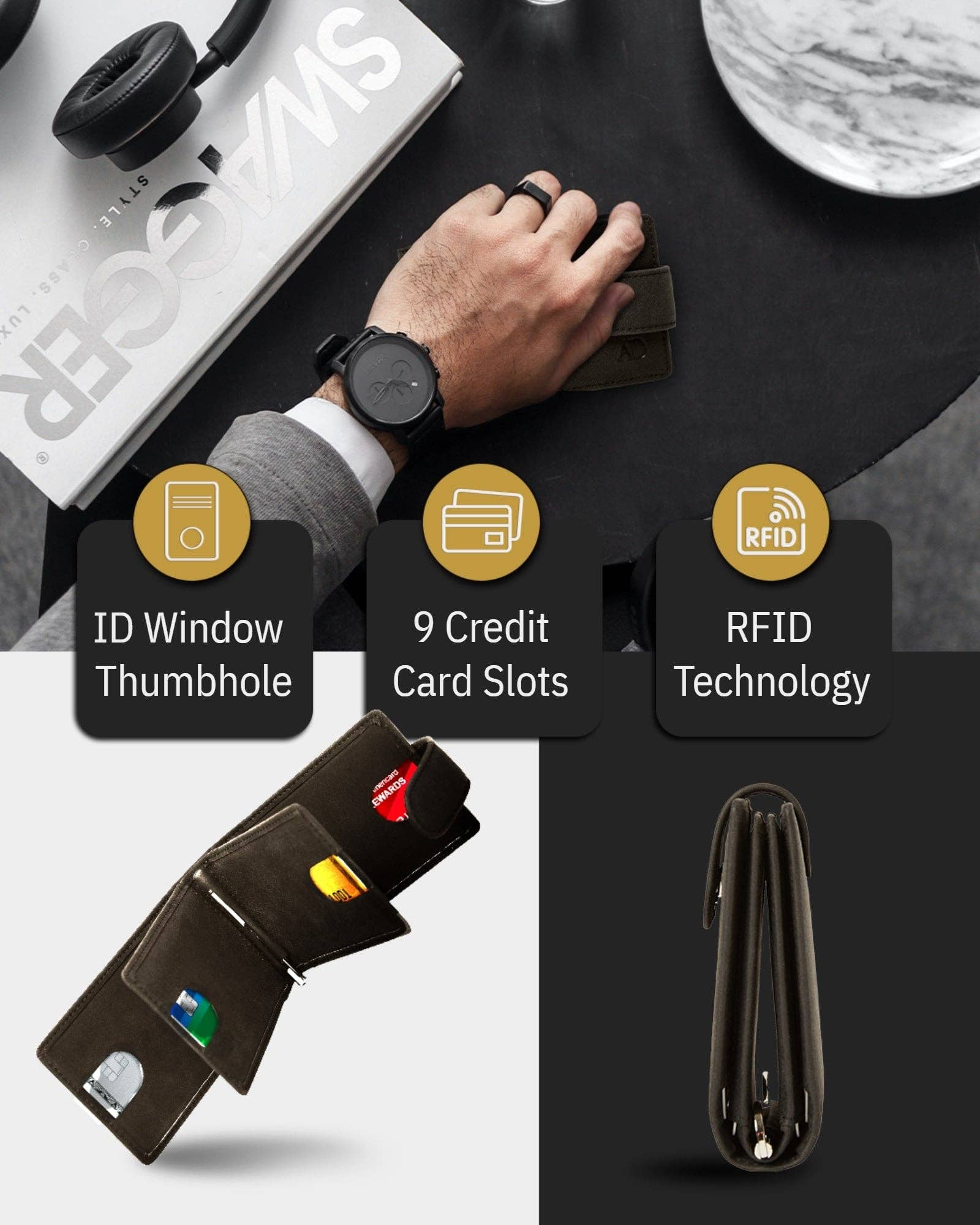 Access Denied Accessories – wholesale Wallet - Men’s – Bifold Wallet With Removable Money Clip Snap Closure19