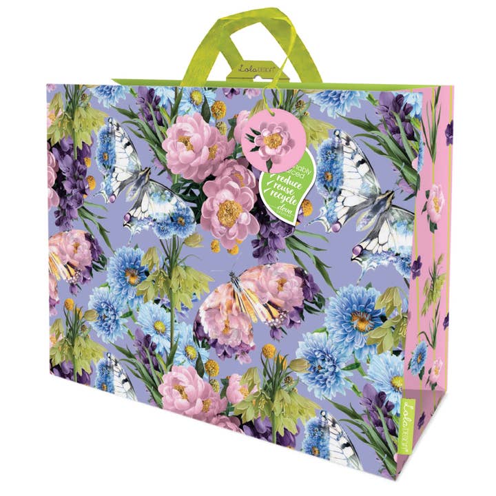 Butterfly Gift Bag - Large for wholesale by Lola Design Ltd