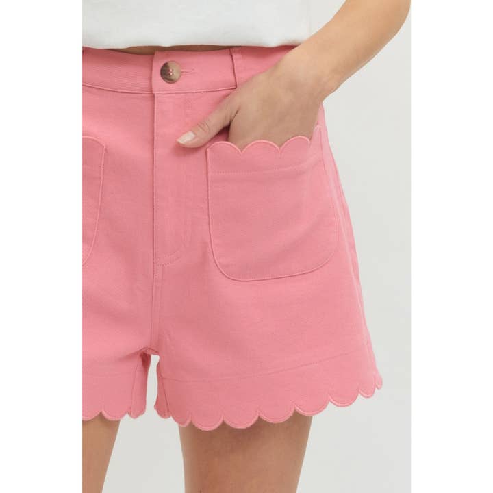 Shorts taille haute solides pour la vente par STYLE USA