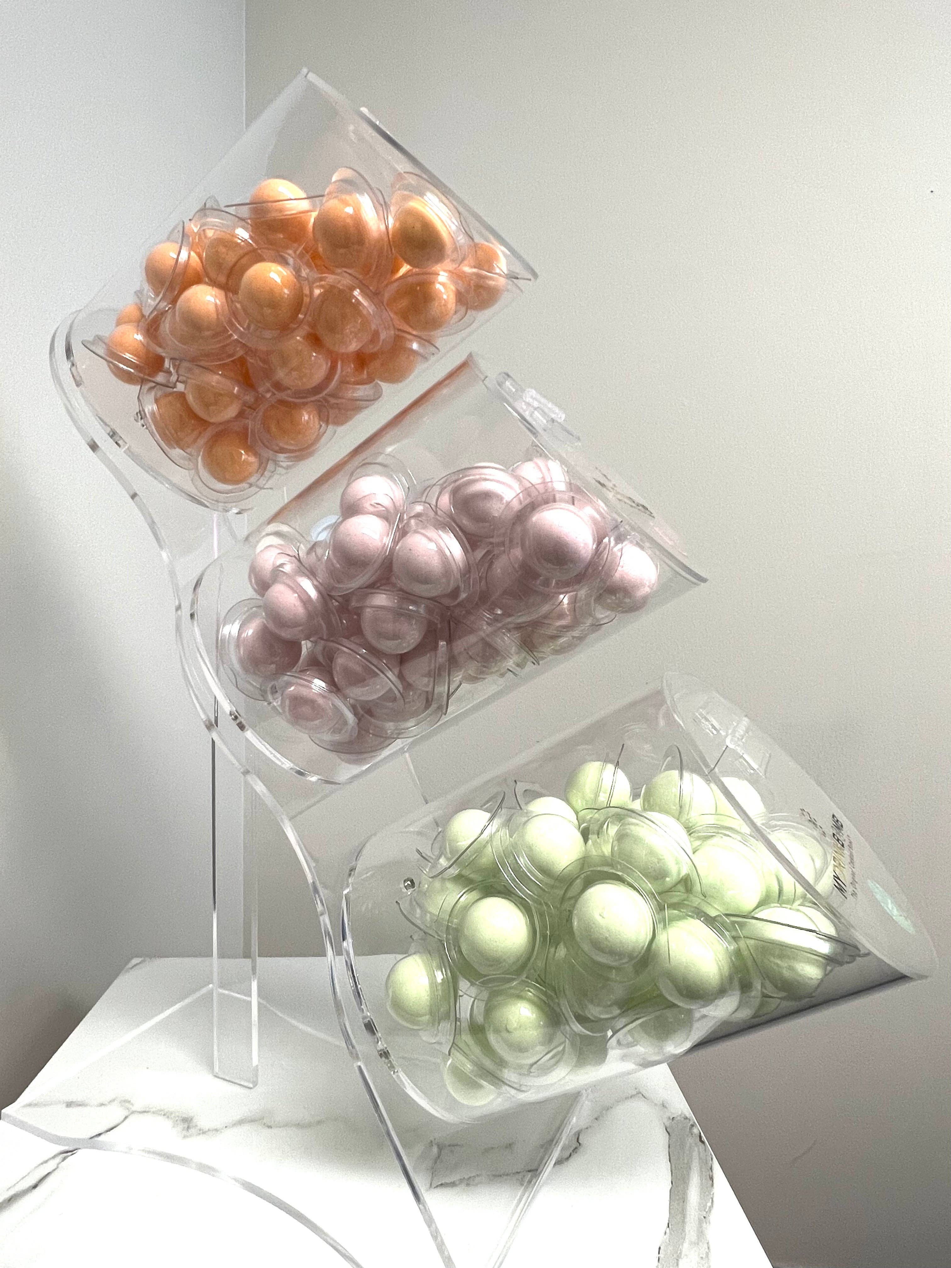 My Drink Bomb - Wholesale Retailer Display - Food & Drink - 150 Bombs 3 Tier Acrylic Retail & Sampling Container1