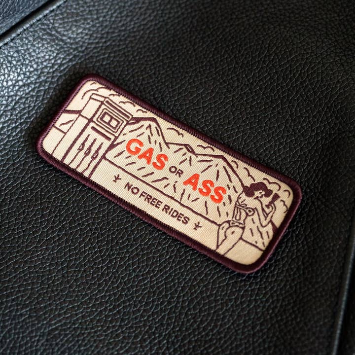 Moto Loot - Wholesale Patch - Gas or Ass - Motorcycle Patch2