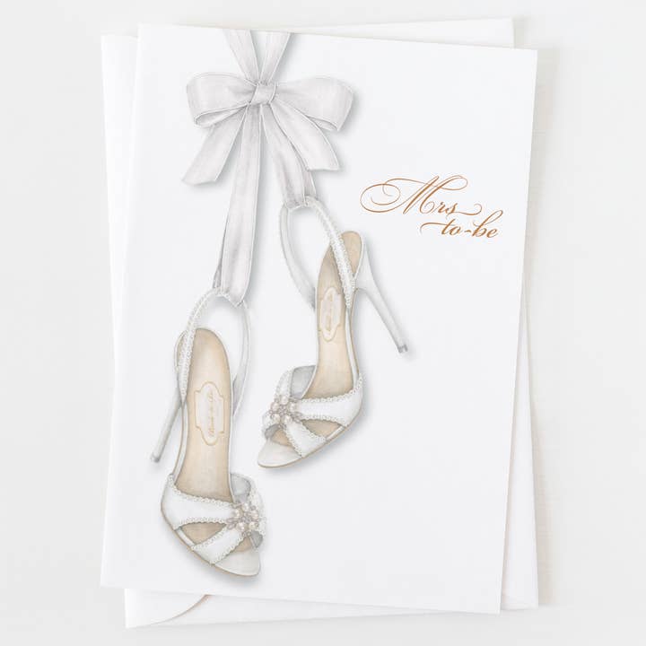 Mrs-to-Be Bridal Shower Greeting Card C_1714 for wholesale by Ann Scott Design