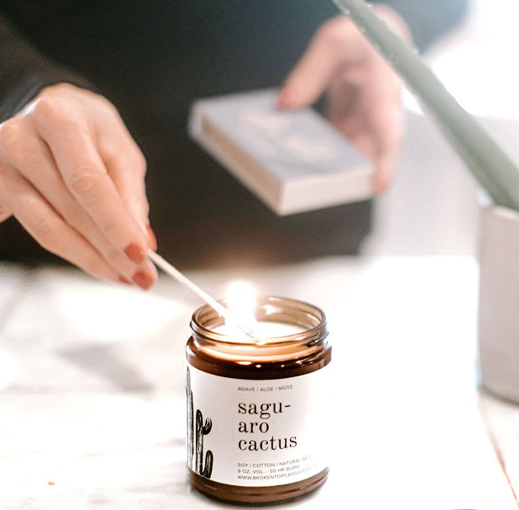 Broken Top Brands - Wholesale Jar/Filled Candle - Saguaro Cactus 9oz Soy Candle2