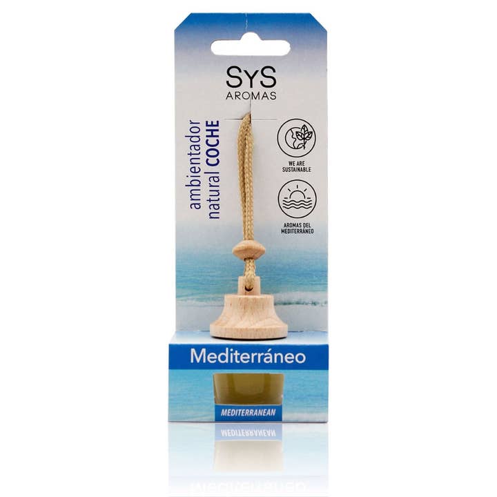 Laboratorio SYS - Venta al por mayor Ambientador de coche - Unisex - Ambientador Coche Mediterraneo 7ml SYS Aromas