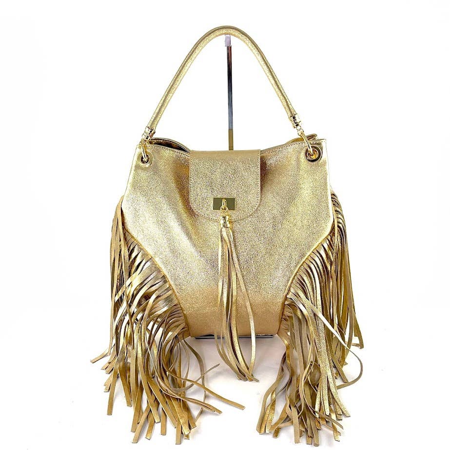 MILANO AMOUR - Wholesale Tote Bag - Women's - DOROTHEA LAMINATO FRANGE TOTE BAG9