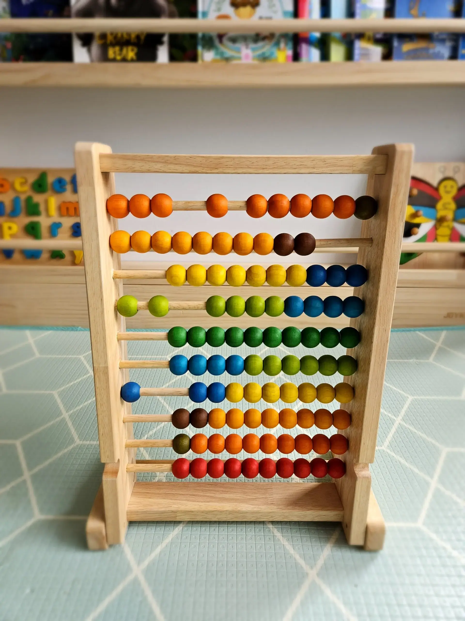 QToysUSA - Wholesale Wood Toy - Kids - Bead counting abacus2
