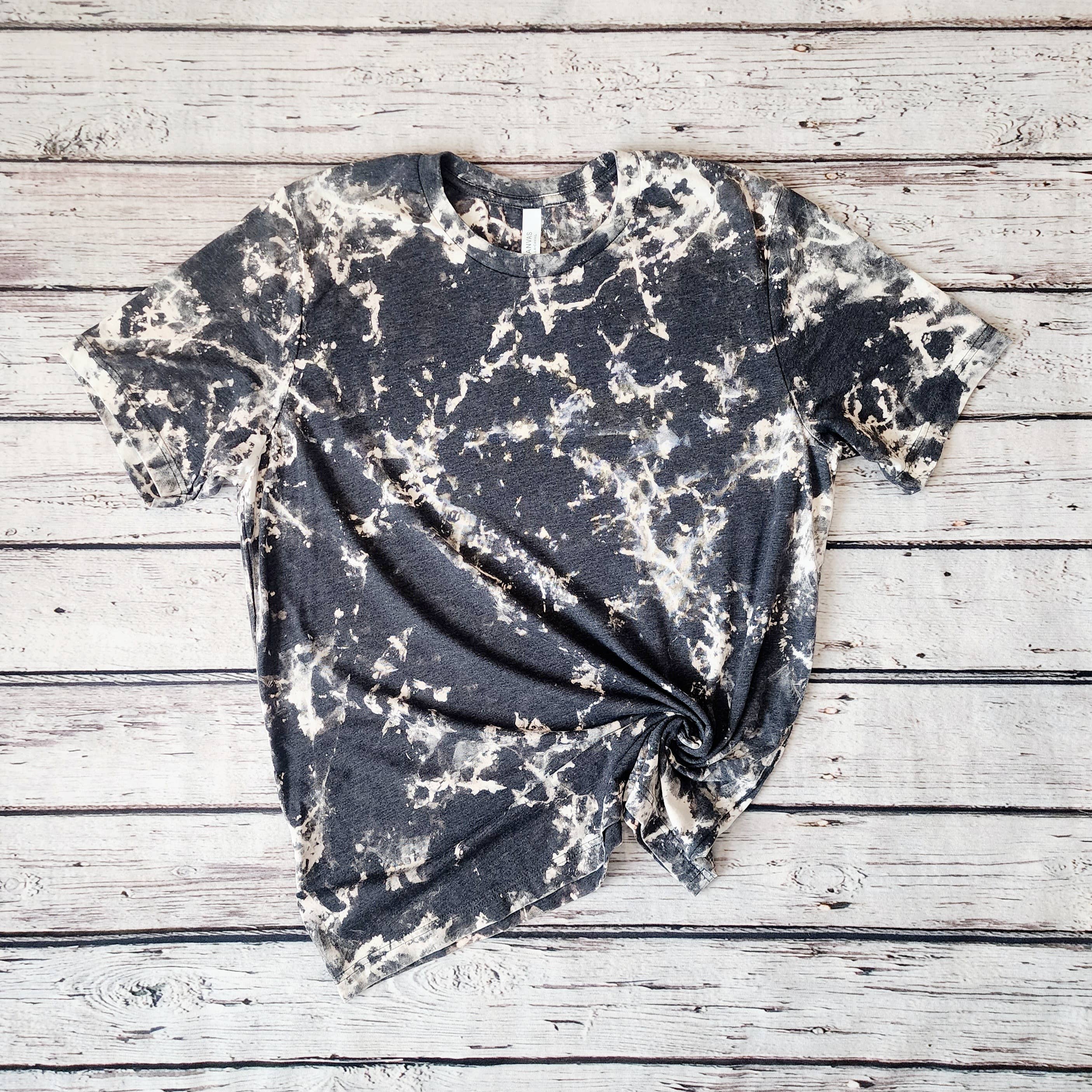 Shirts & Giggles - Wholesale T-Shirt - Women's - Bella+Canvas® Blank Scrunch Bleached T-Shirt, Unisex Tee10