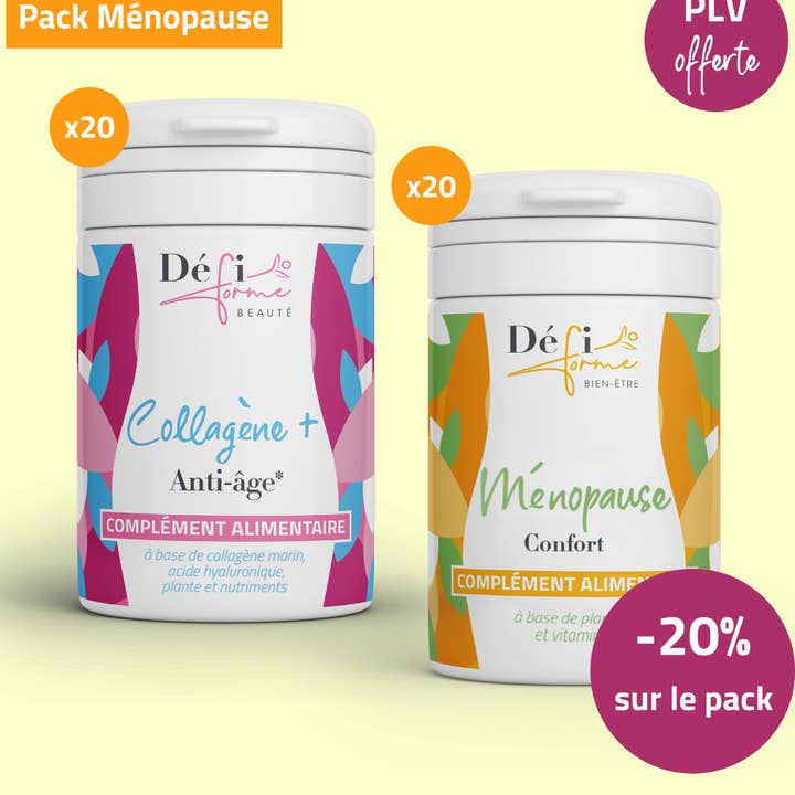 Overgangsalderen pack 20% rabat for engroshandel hos Défi Forme