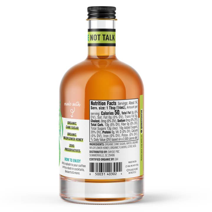 Daysie - Wholesale Flavored Syrup - Daysie Coconut Almond Syrup