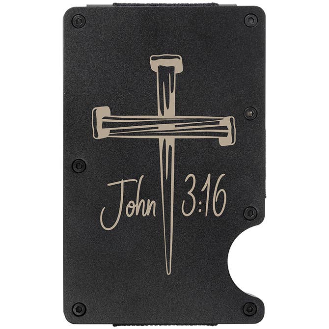 "John 3:16" Rugged Wallet for wholesale by Gift & Garden by Carson