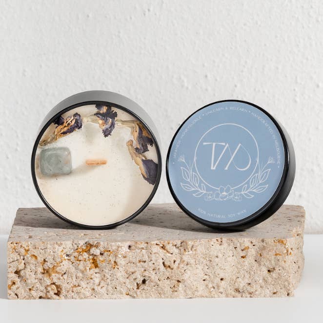 Unlearn & Relearn Travel Crystal Candle for engroshandel hos Lucid Works