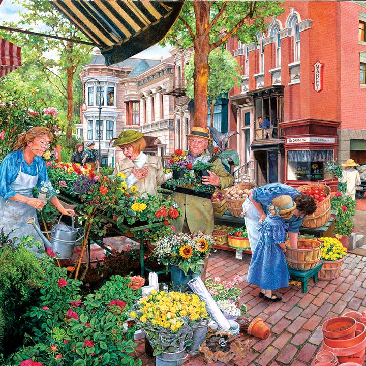 Vente de fleurs sur le trottoir 5246 Puzzle de 1000 pièces pour la vente par SunsOut