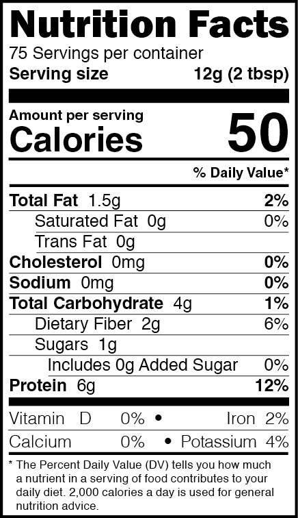 swiig - Wholesale Nut Butter - Organic, Powdered Peanut Butter, PB Lite 2lb - 75 Servings1