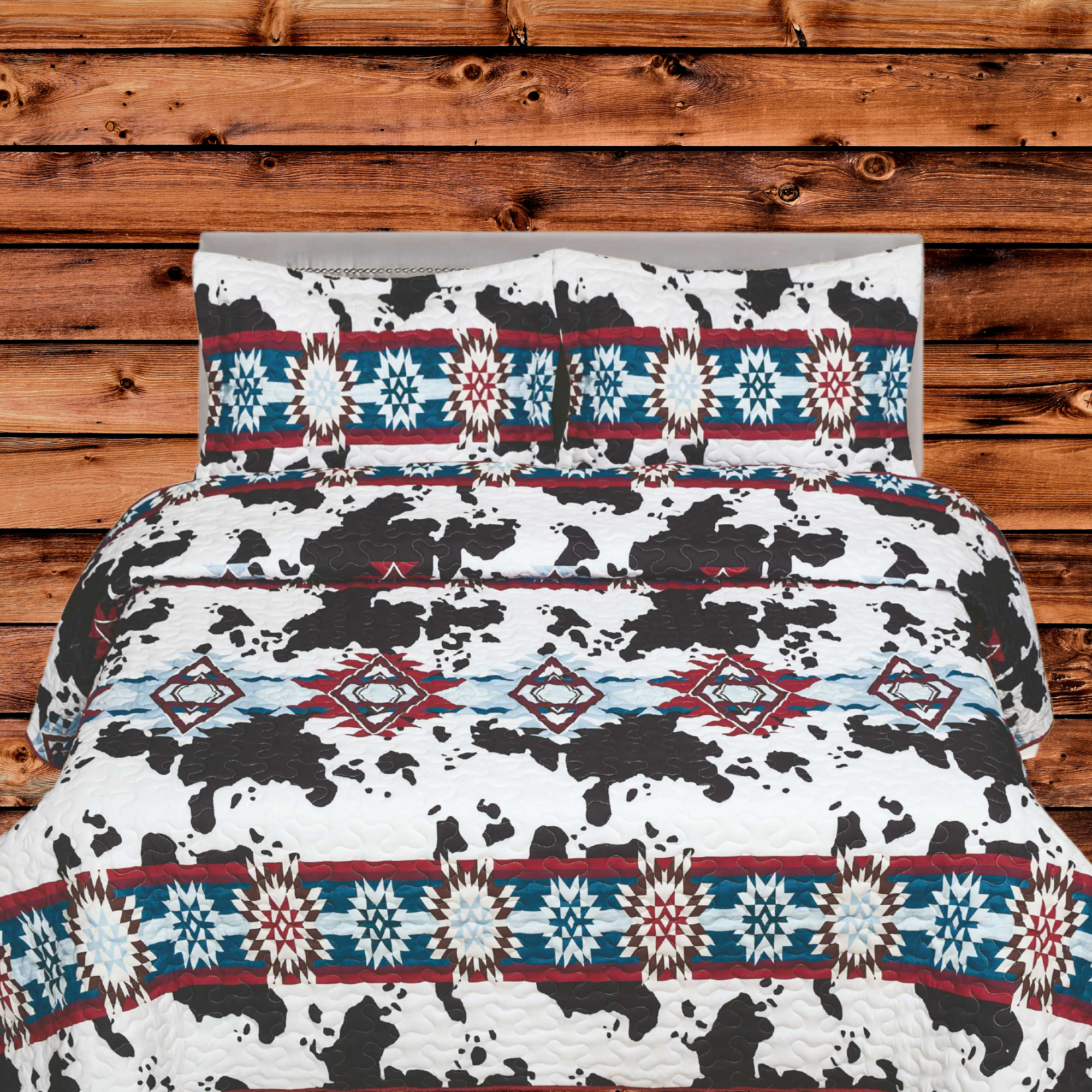 Unidos Collection - Wholesale Bedding Set - Unidos Collection™ Laredo Quilt 3pc Set (Group 1)6