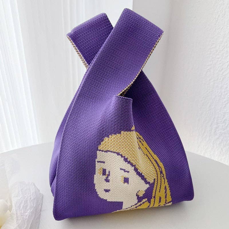 UZ Wholesale Store - Wholesale Tote Bag - Women's - Cartoon Animal Patterns Contrast Color Women Bags Woven Handbag0