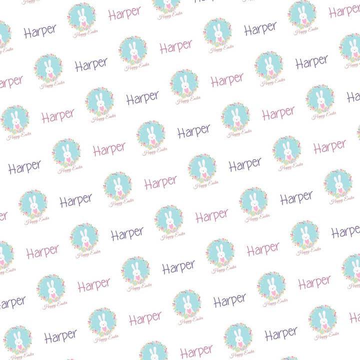 Papier de soie personnalisé Lapin de Pâques pour la vente par Potter's Printing
