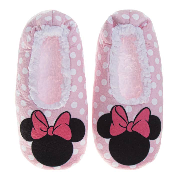 Disney Minnie Mouse Soft and Comfy House Slippers (Ladies) for wholesale by Josmo Shoes Inc