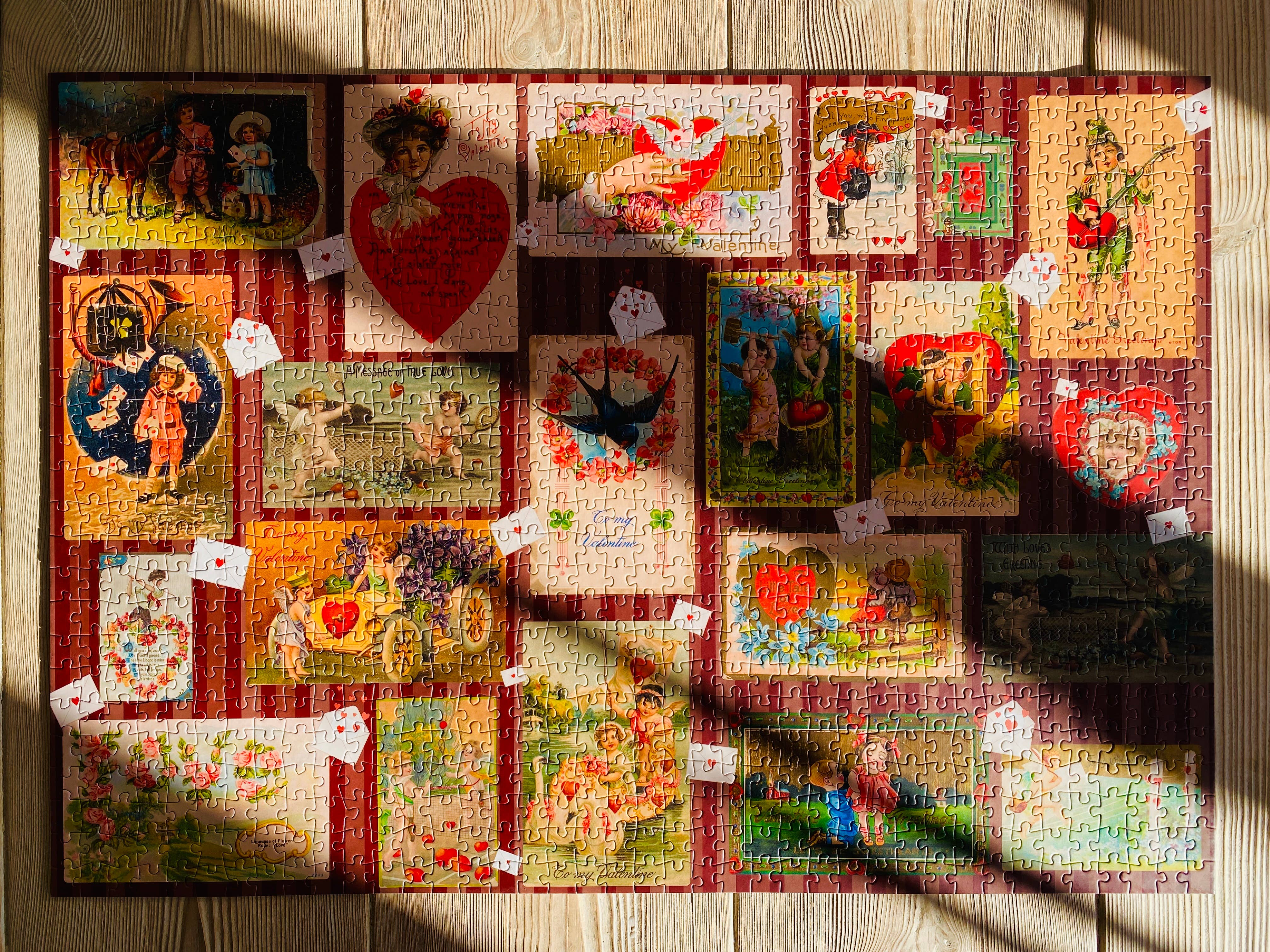 Penny Puzzle - Wholesale Puzzle - Adult - YE OLD VALENTINE GREETINGS 1000 piece jigsaw puzzle8