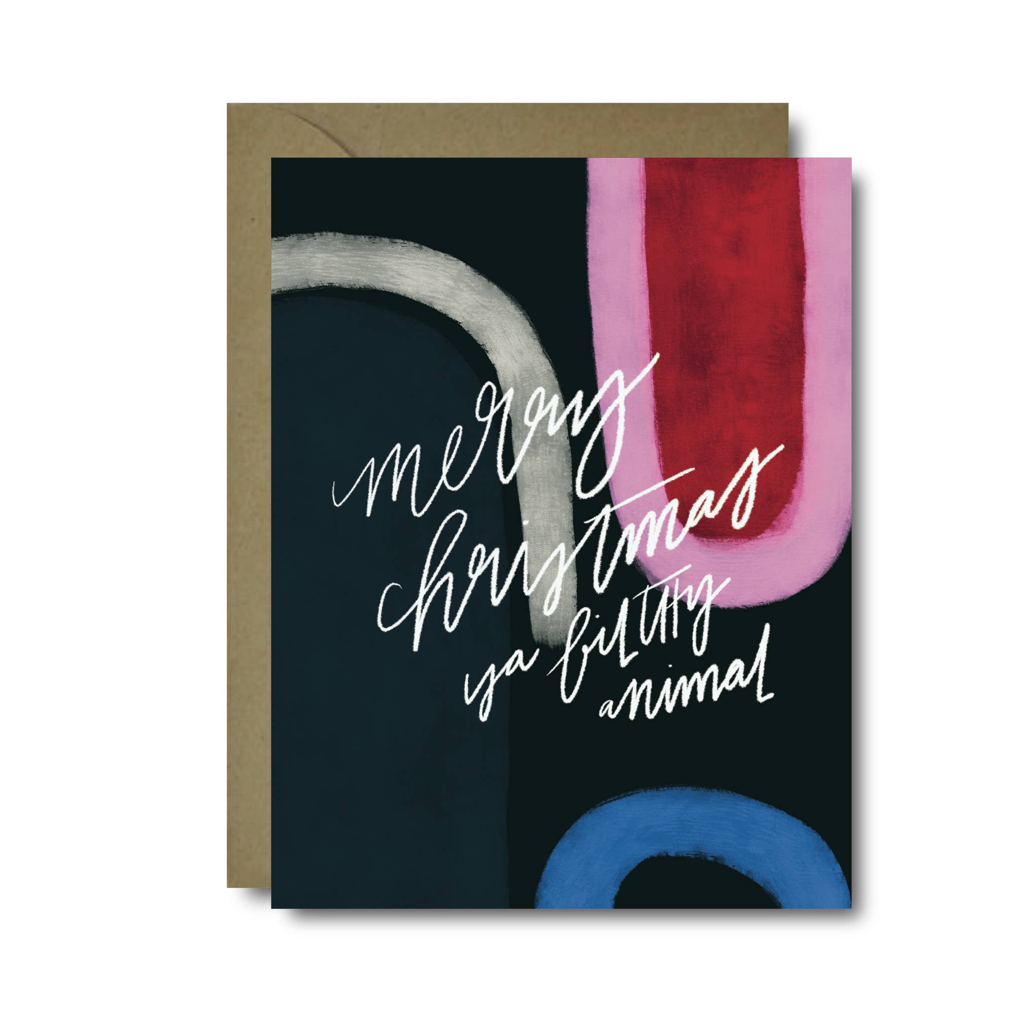 Black Lab Studio - Wholesale Christmas Card - Filthy Animal Christmas Greeting Card0