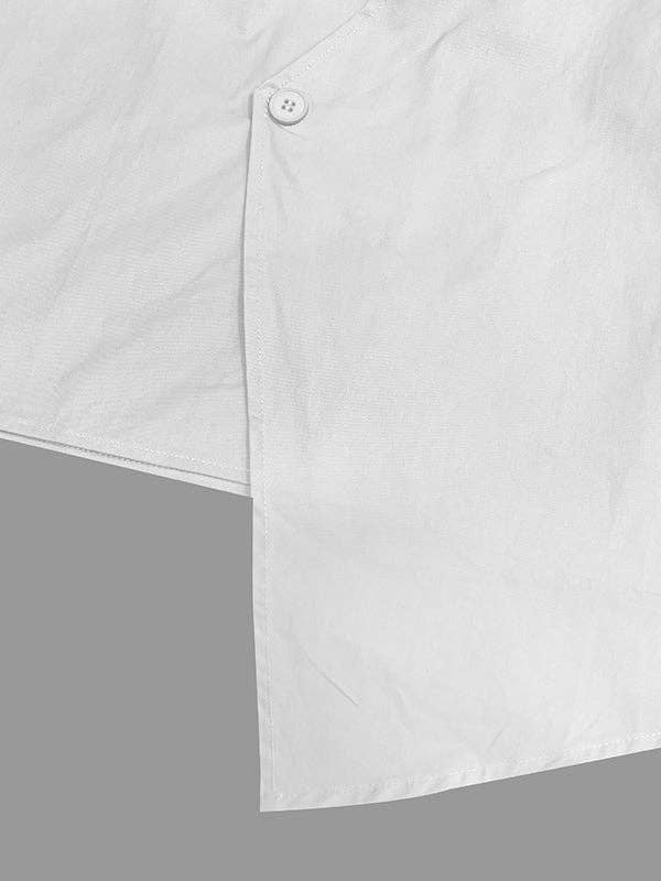 Plush Looks - Wholesale Tunic - Women's - Long Sleeves Loose Solid Color High Neck T-Shirts Tops6