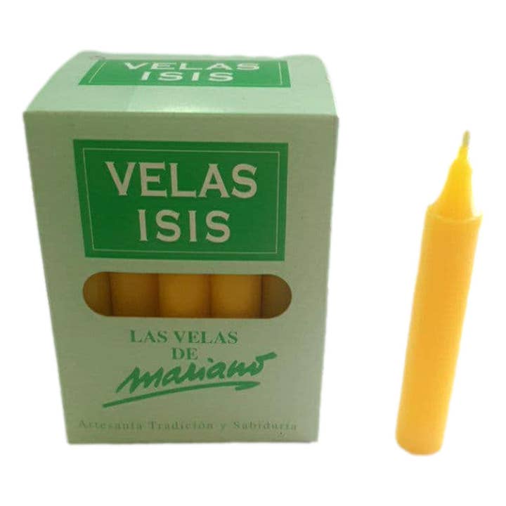 Isis III Yellow Candles for wholesale by WLM
