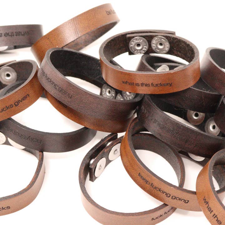 Fiesty Phrase Bracelets for wholesale by Fearless hART