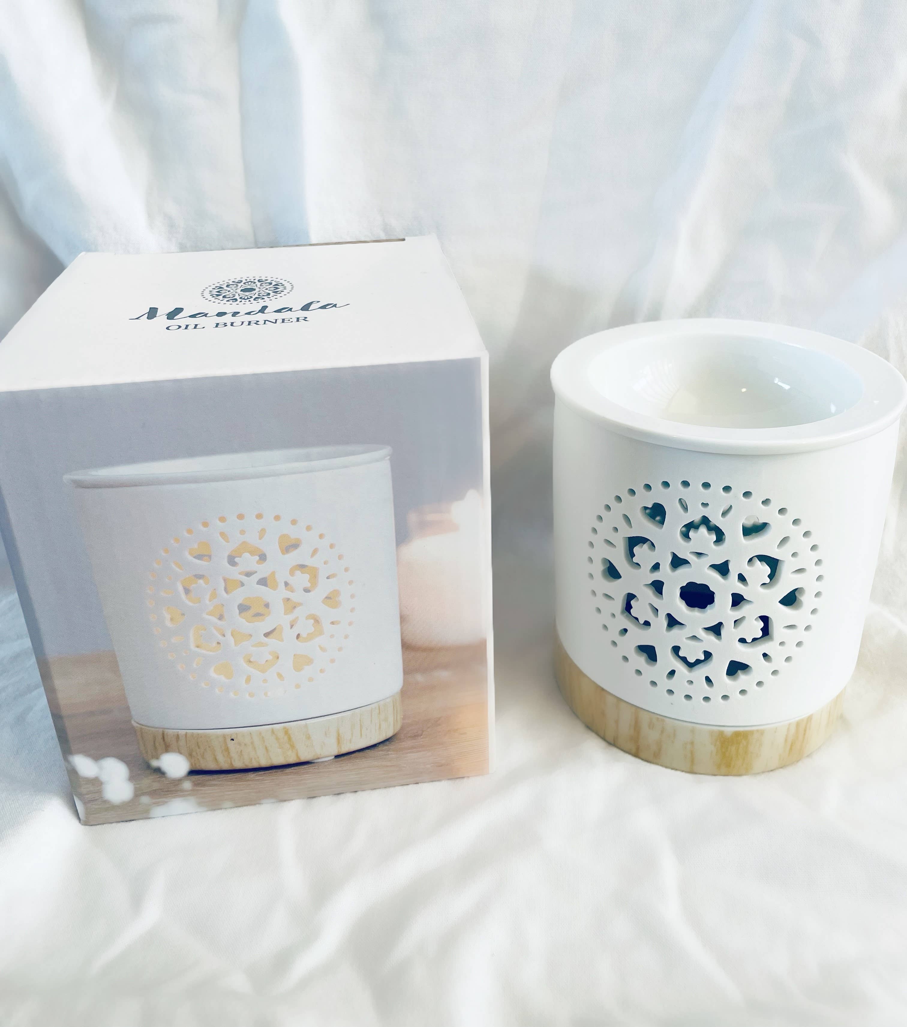 Naked Scents - Wholesale Waxbrander - Keramische geurbrander met houten voet1