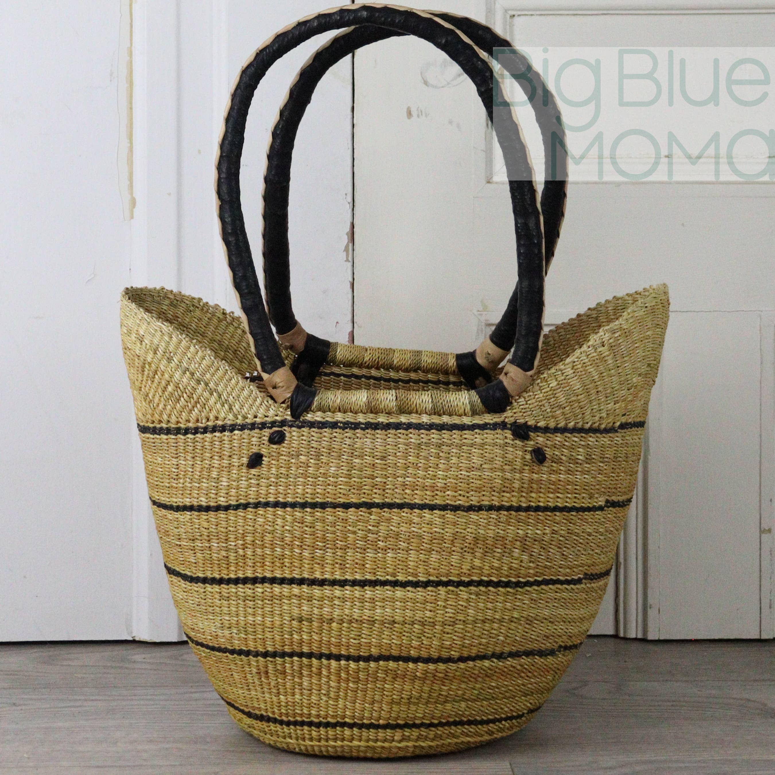 Big Blue Moma - Vente Sac de plage - Sac cabas à bandoulière - Palette naturelle8