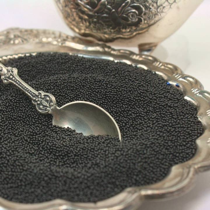 Nero Nero - Perline decorative in vetro per artisti in resina, unghie e artigianato in vendita all'ingrosso su Faire4